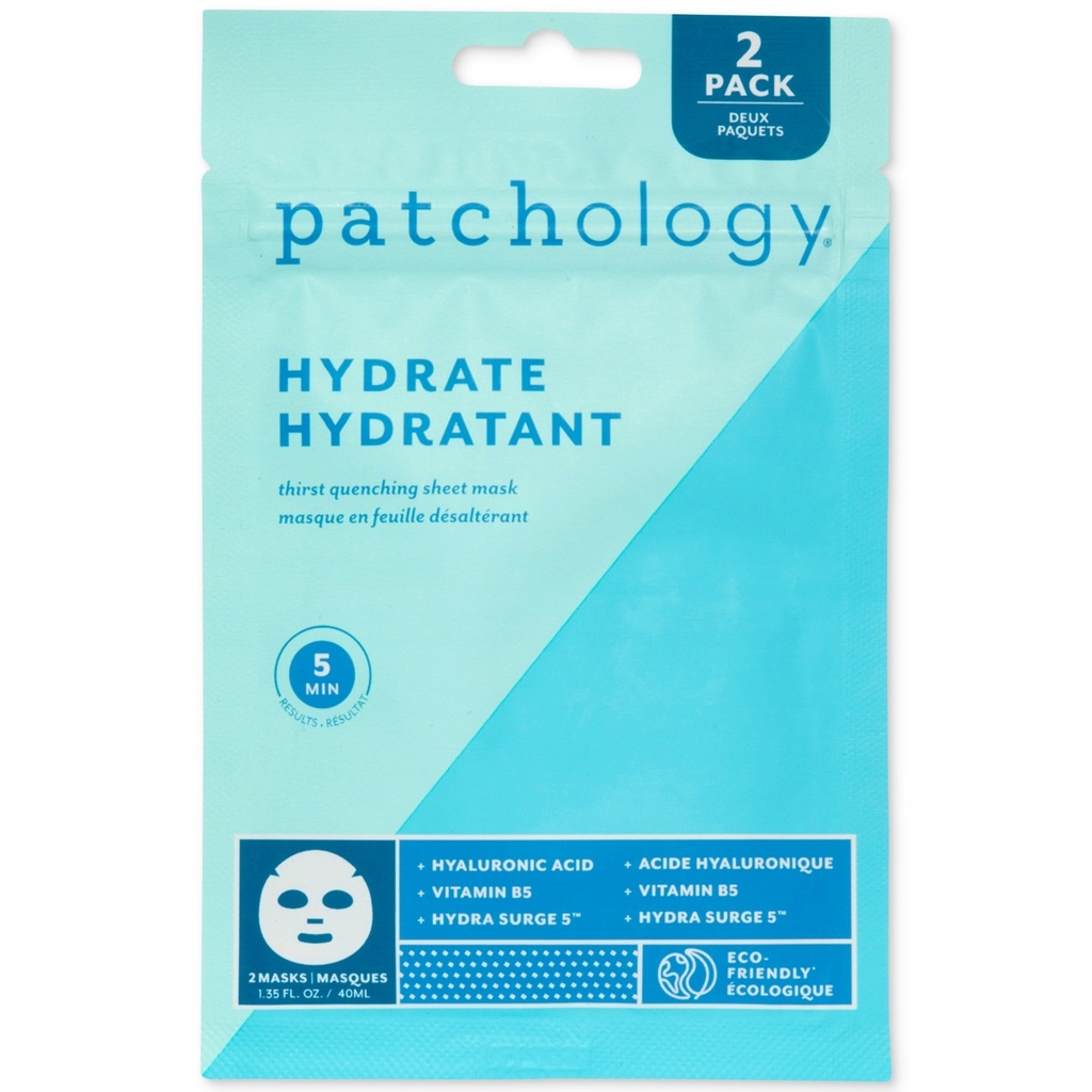 Patchology - Hydrate Sheet Mask - 2pcs 51g